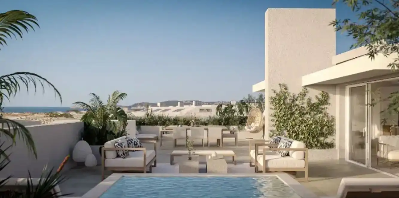 Appartement compact avec piscine à vendre à N/A