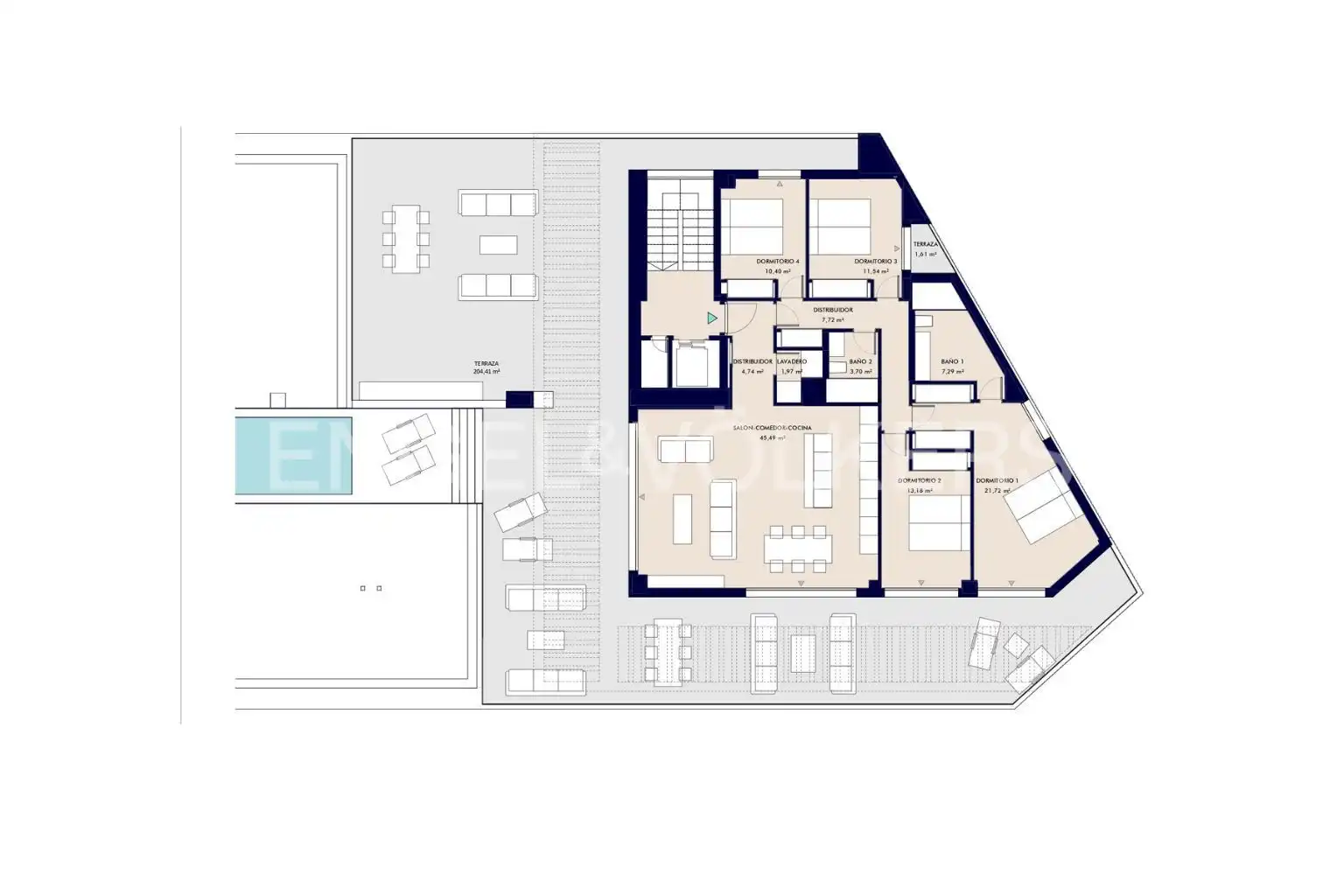 Appartement avec piscine à vendre à Callao Salvaje - Playa Paraíso, imagen 11