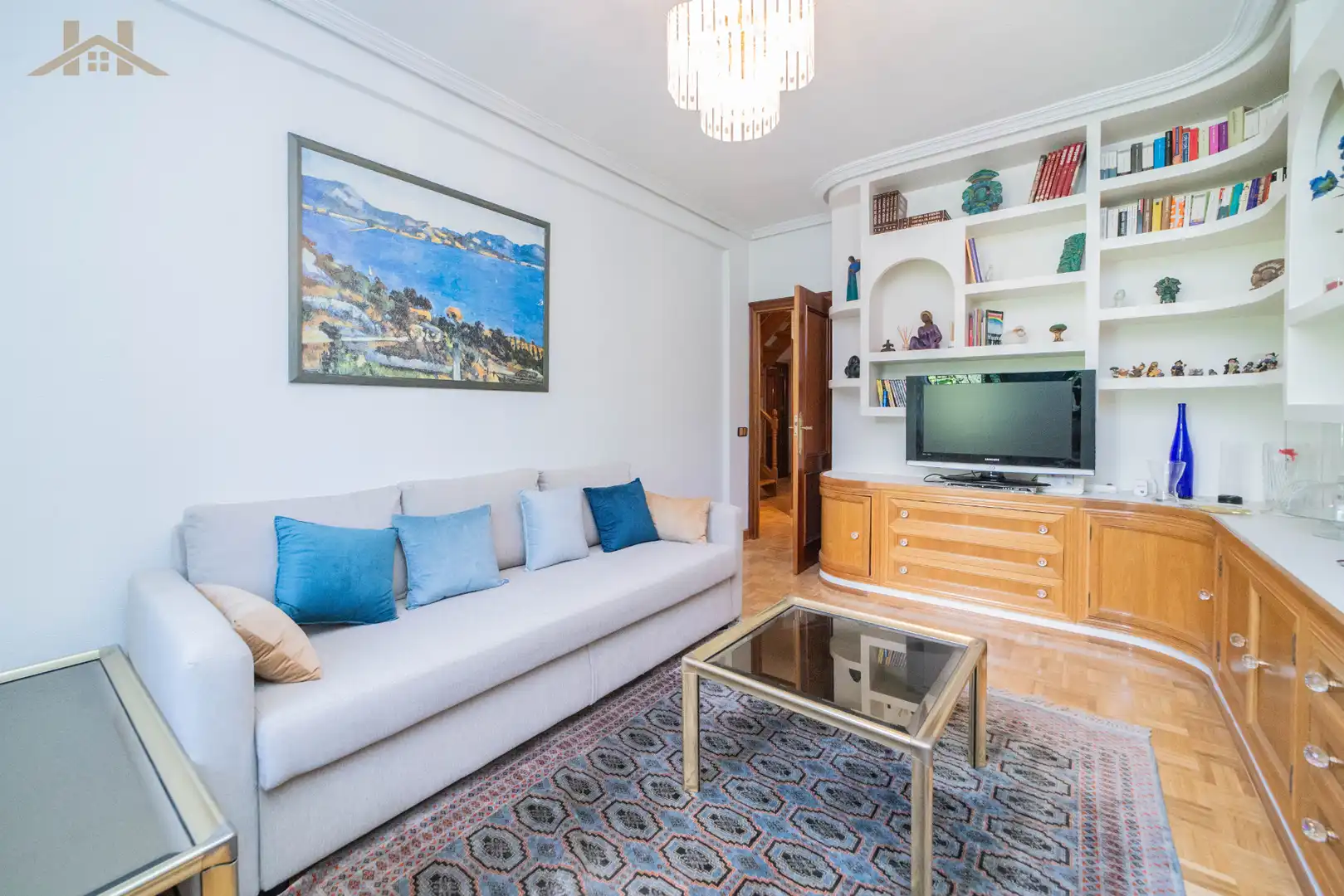Living room of Houses for sale in Villaviciosa de Odón  with Heating, Private garden and Terrace