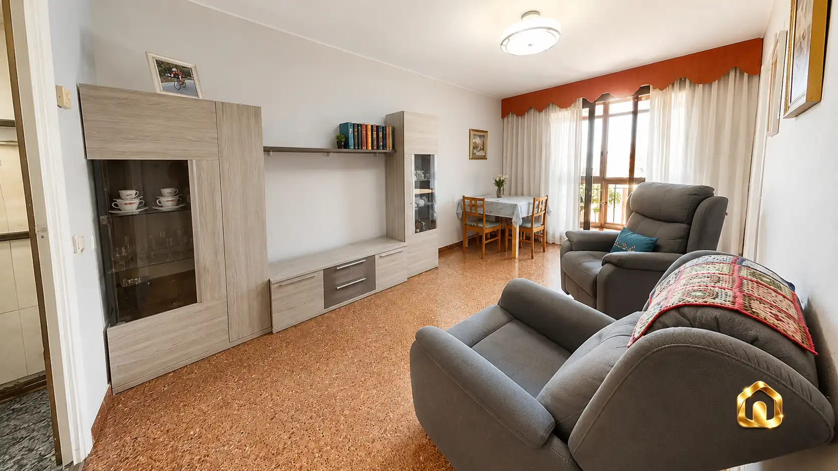 Sala de estar de Piso en venta en Mollet del Vallès con Calefacción, Horno y Balcón