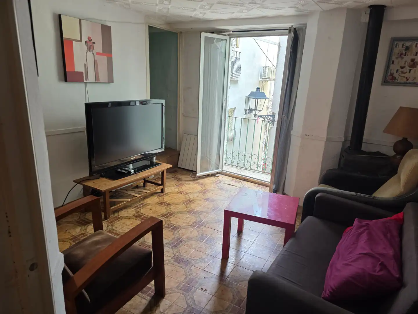 Sala d'estar de Casa o xalet en venda en Benifallet amb Traster, Moblat i Balcó