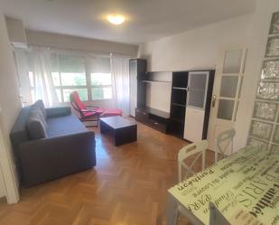 Living room of Apartment to rent in  Madrid Capital  with Air Conditioner, Heating and Parquet flooring