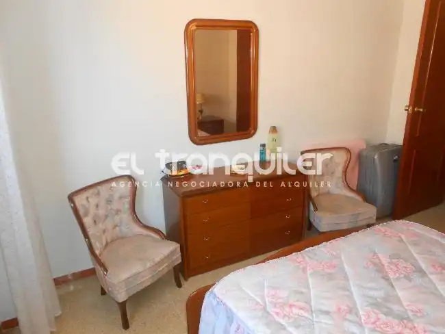 Bedroom of Flat for sale in Madrid  with Air Conditioner, Terrace and Furnished