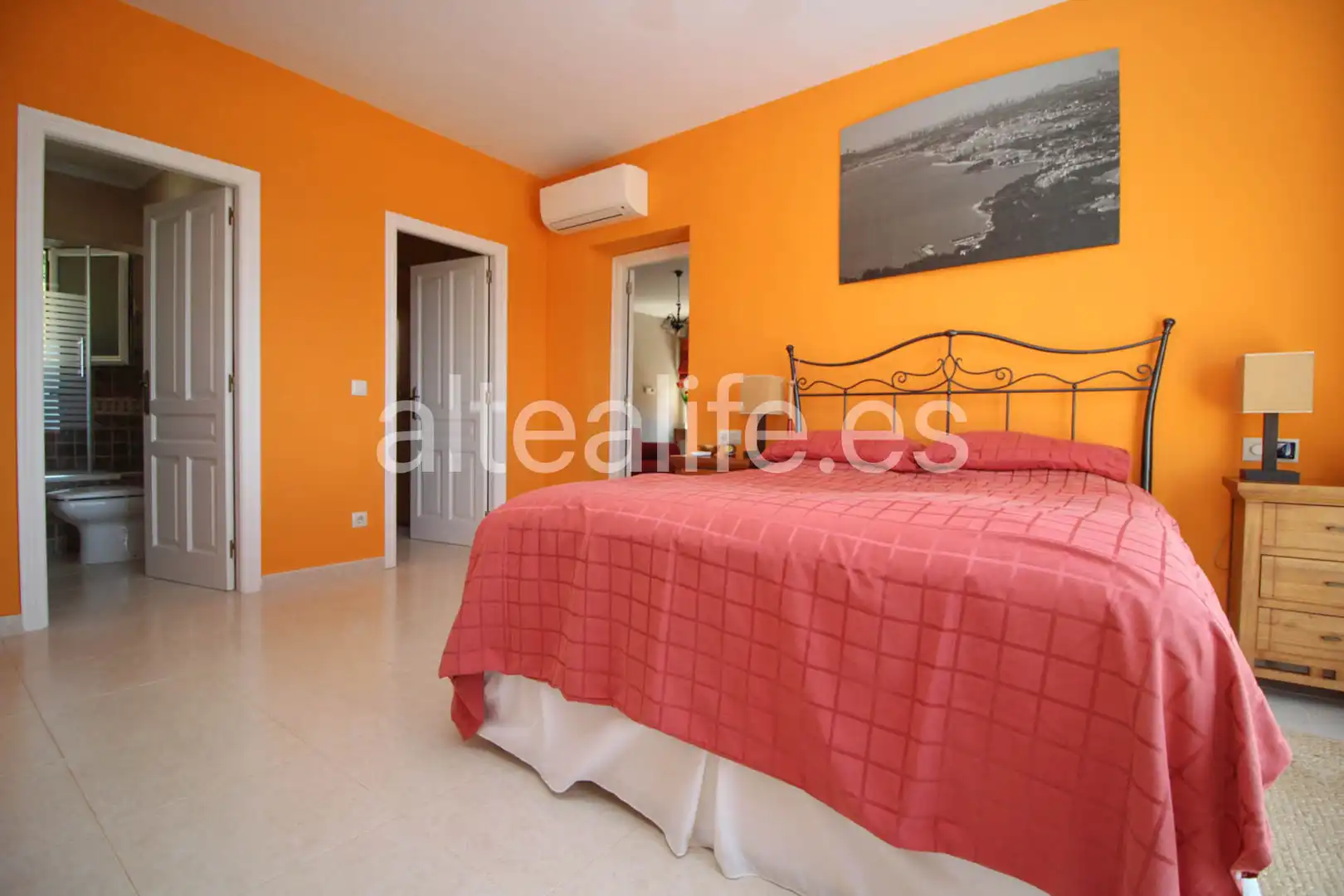 Bedroom of Houses for sale in Altea  with Air Conditioner, Heating and Private garden
