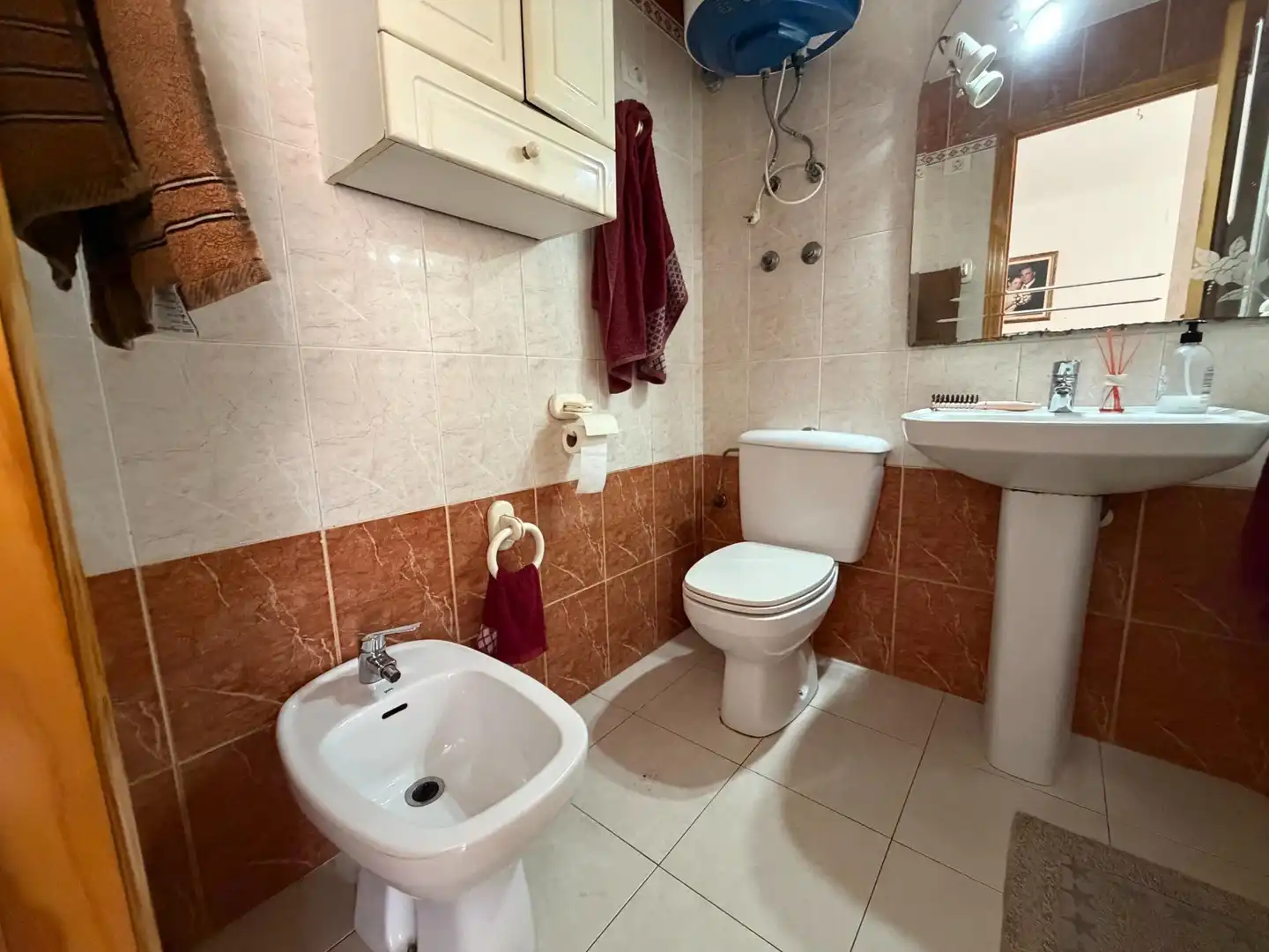 Bathroom of Flat for sale in Oropesa del Mar / Orpesa  with Air Conditioner, Furnished and Balcony