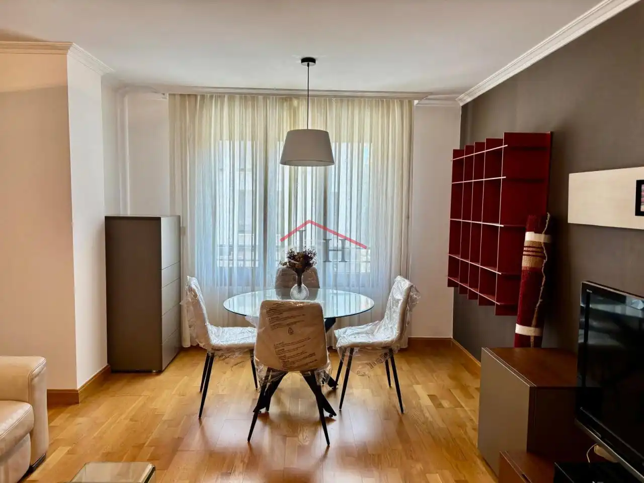 Dining room of Flat for rent in León Capital   with Heating, Parquet flooring and Terrace