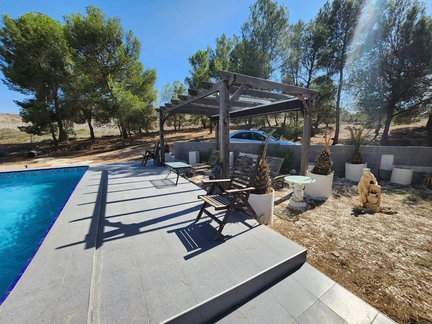 Terraza de Casa o chalet en venta en Villena con Jardín privado, Terraza y Piscina