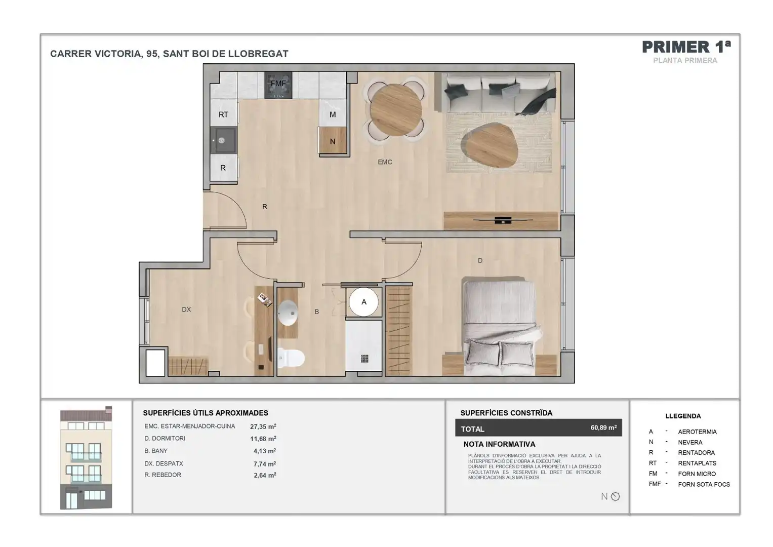 Flat for sale in Sant Boi de Llobregat  with Parquet flooring