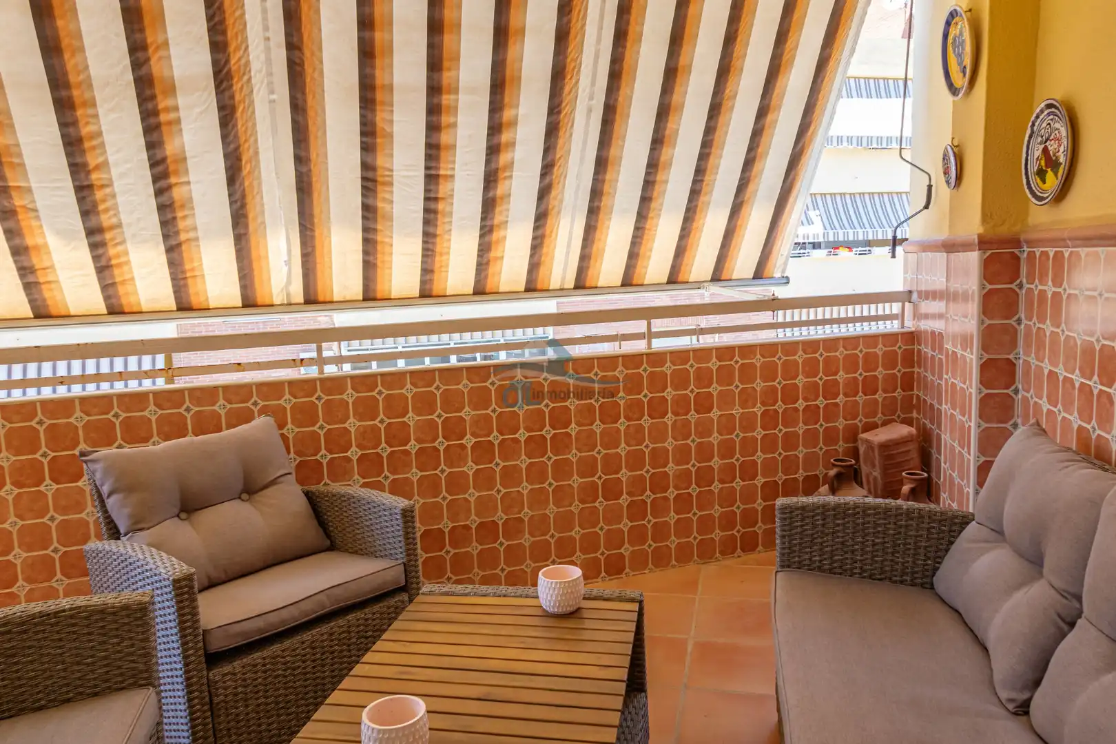 Terrasse von Wohnungen zur Miete in Linares mit Klimaanlage, Heizung und Terrasse