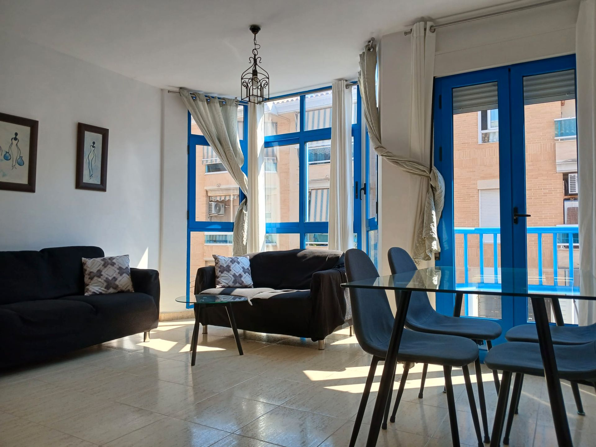 Living room of Flat for sale in L'Alfàs del Pi  with Air Conditioner and Heating