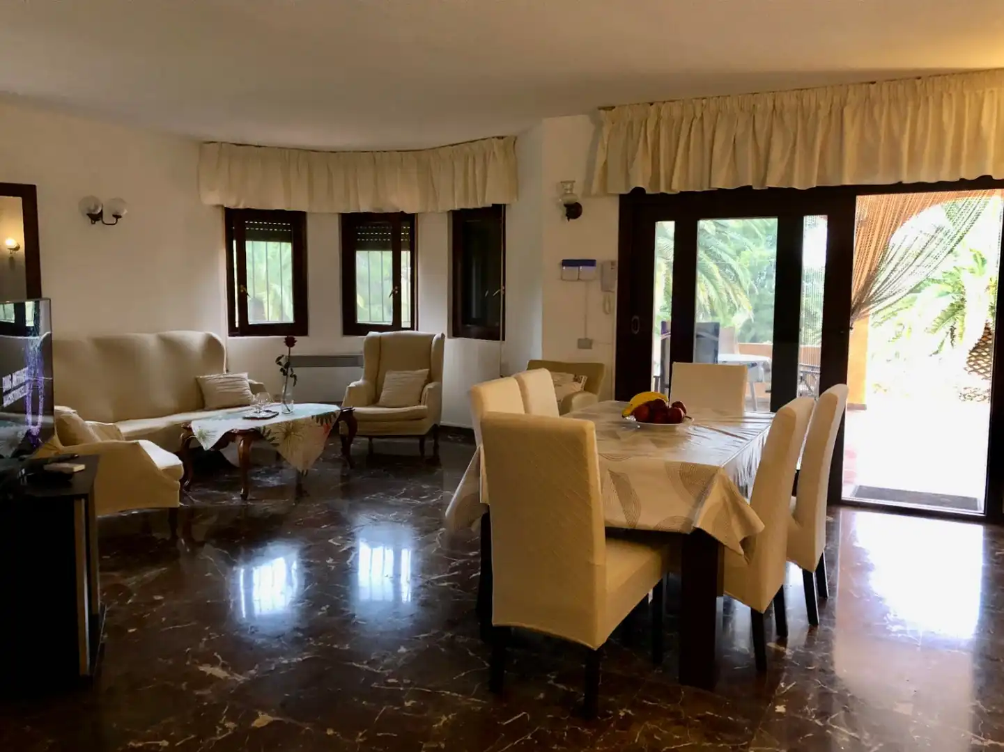 Menjador de Casa o xalet en venda en Alcalà de Xivert amb Calefacció, Jardí privat i Piscina