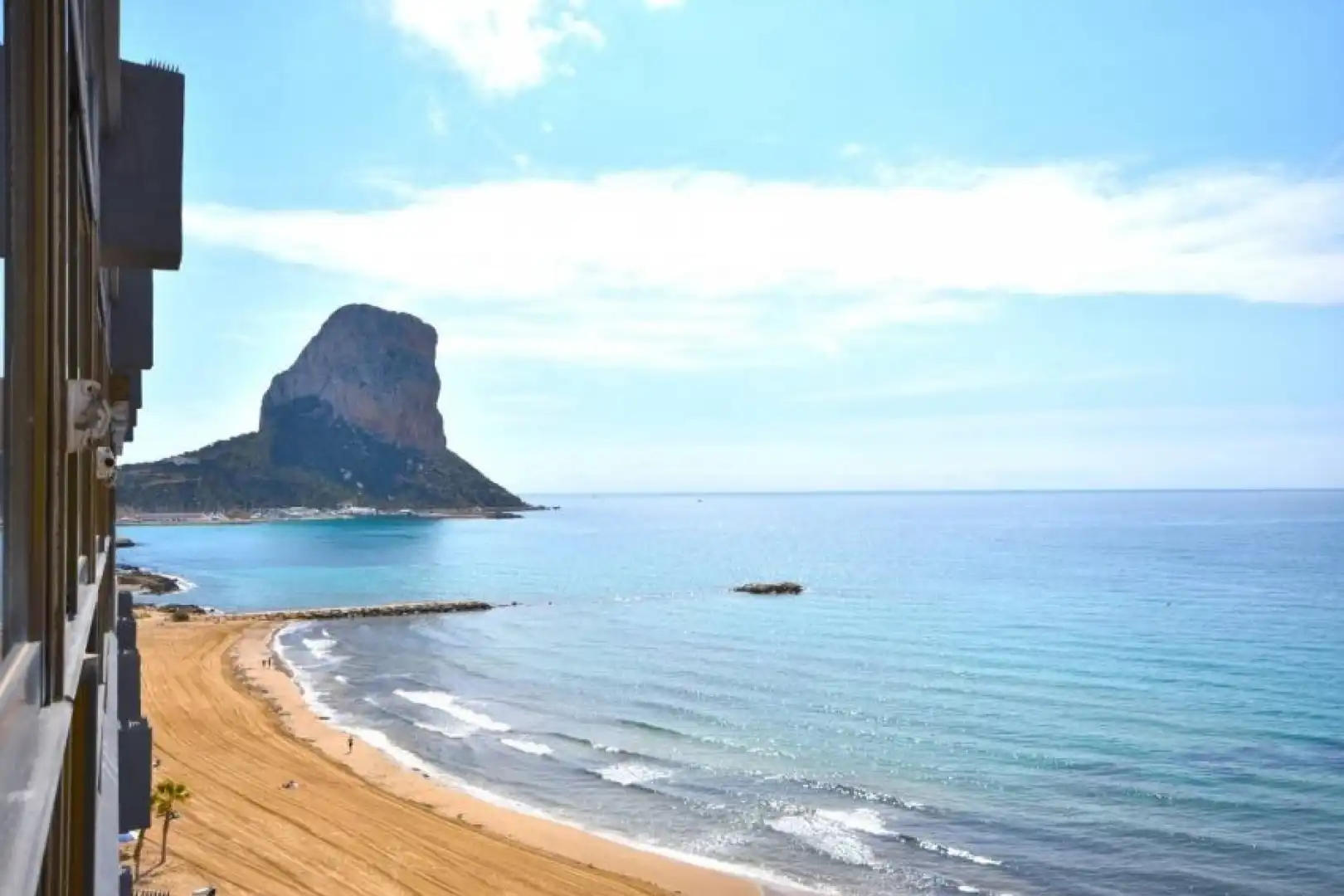 Außenansicht von Dachboden zum Verkauf in Calpe / Calp mit Klimaanlage, Heizung und Terrasse
