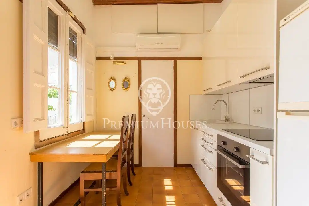 Cocina de Finca rústica en venta en Mataró con Balcón