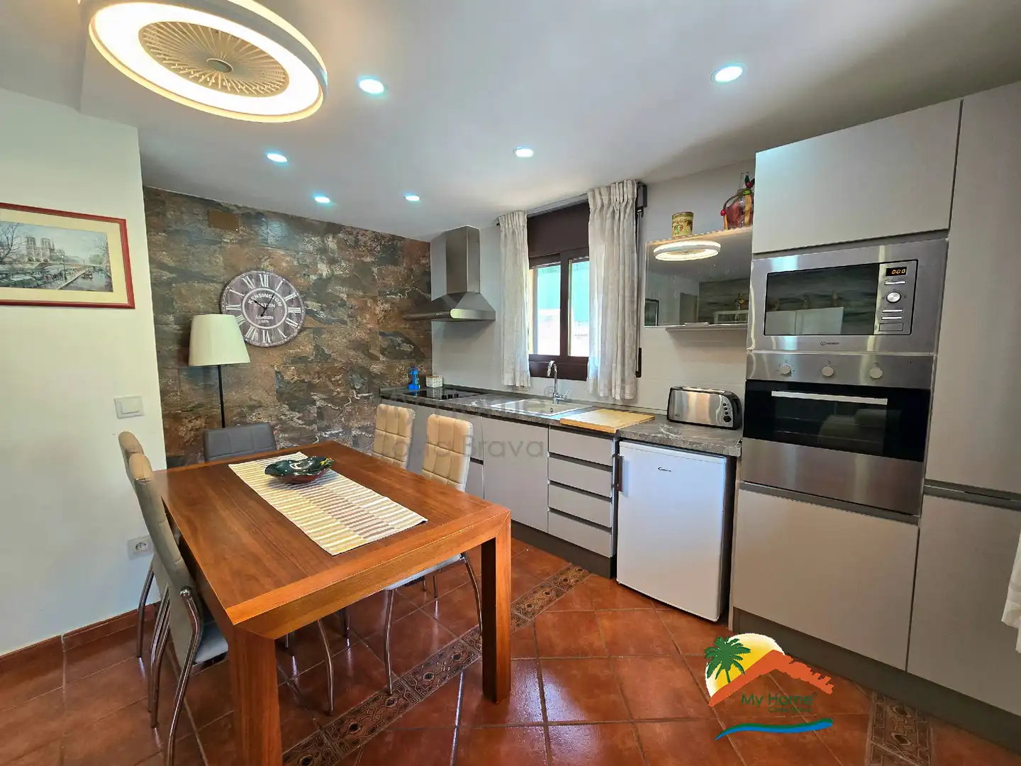 Cocina de Casa o chalet en venta en Maçanet de la Selva con Jardín privado, Terraza y Trastero