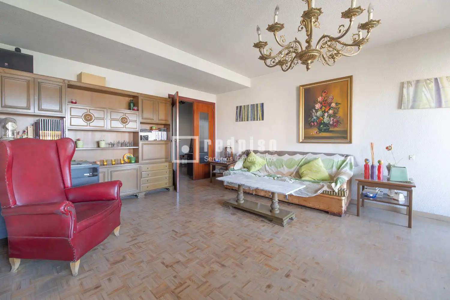 Wohnzimmer von Wohnung zum Verkauf in Madrid mit Heizung, Terrasse und Abstellraum
