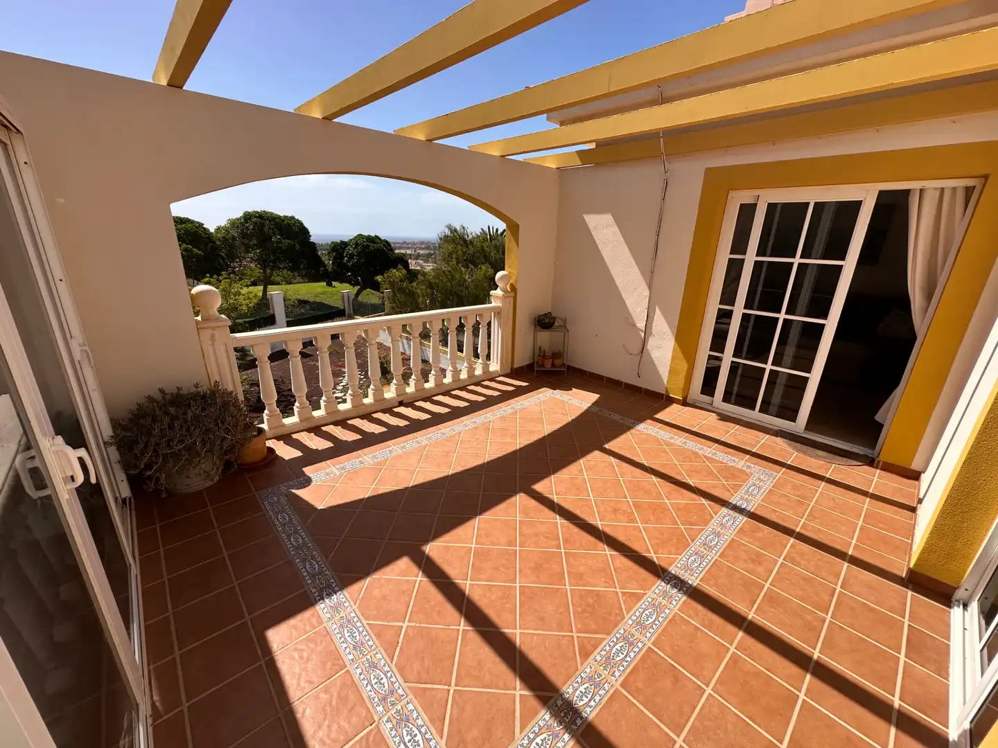 Terraza de Apartamento de alquiler en Antigua con Terraza, Amueblado y Horno