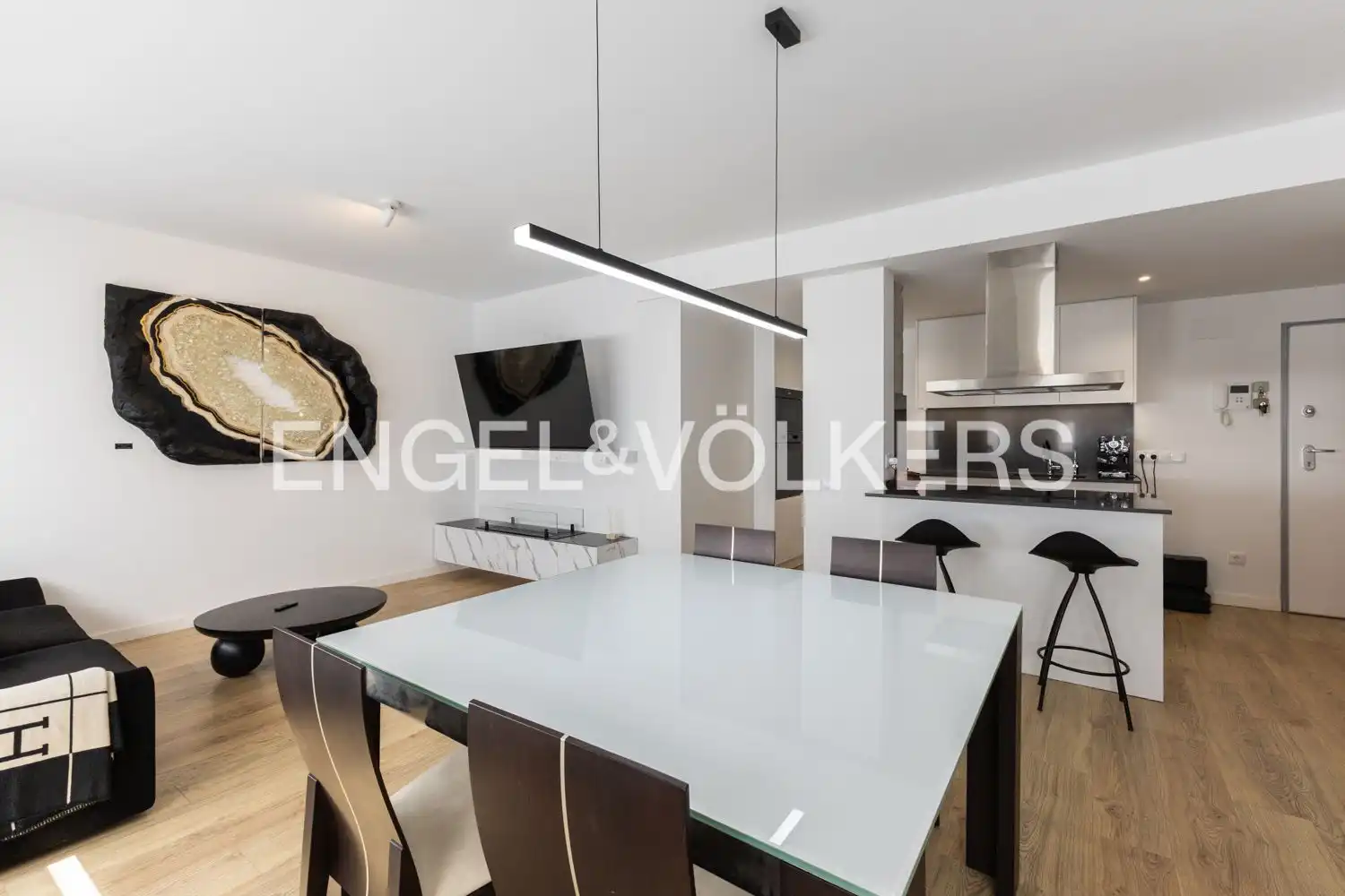 Comedor de Piso de alquiler en Castellón de la Plana / Castelló de la Plana con Aire acondicionado, Calefacción y Parquet