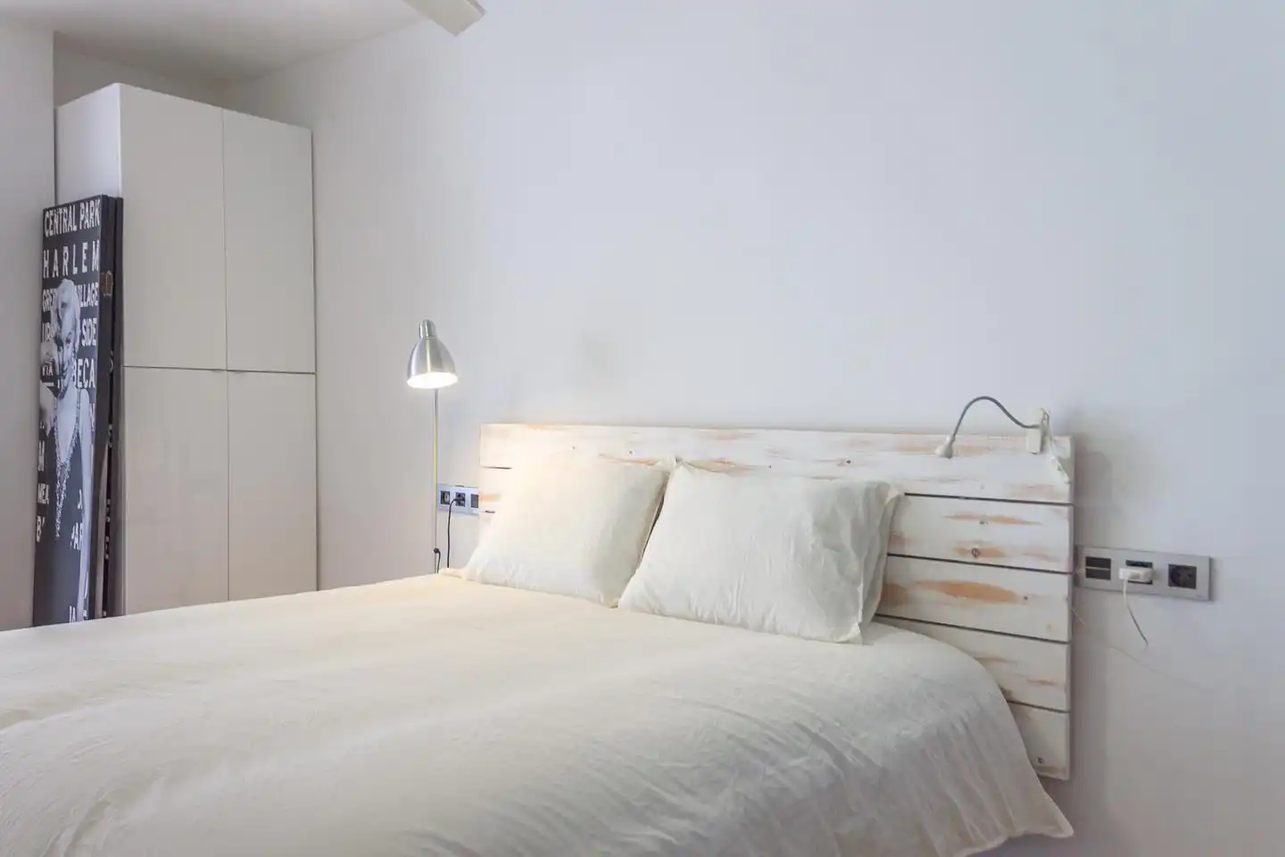 Schlafzimmer von Wohnung zur Miete in Benicasim / Benicàssim mit Parkett und Gemeinschaftspool