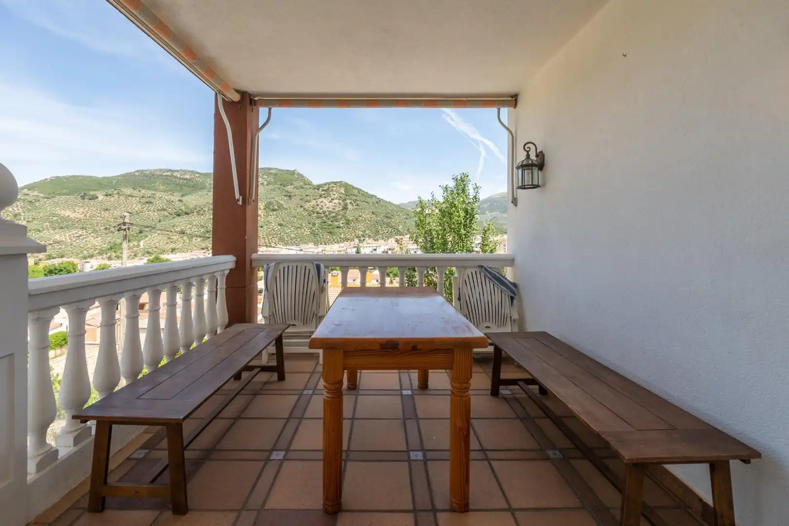 Terraza de Casa o chalet en venta en Valdepeñas de Jaén con Aire acondicionado, Calefacción y Jardín privado
