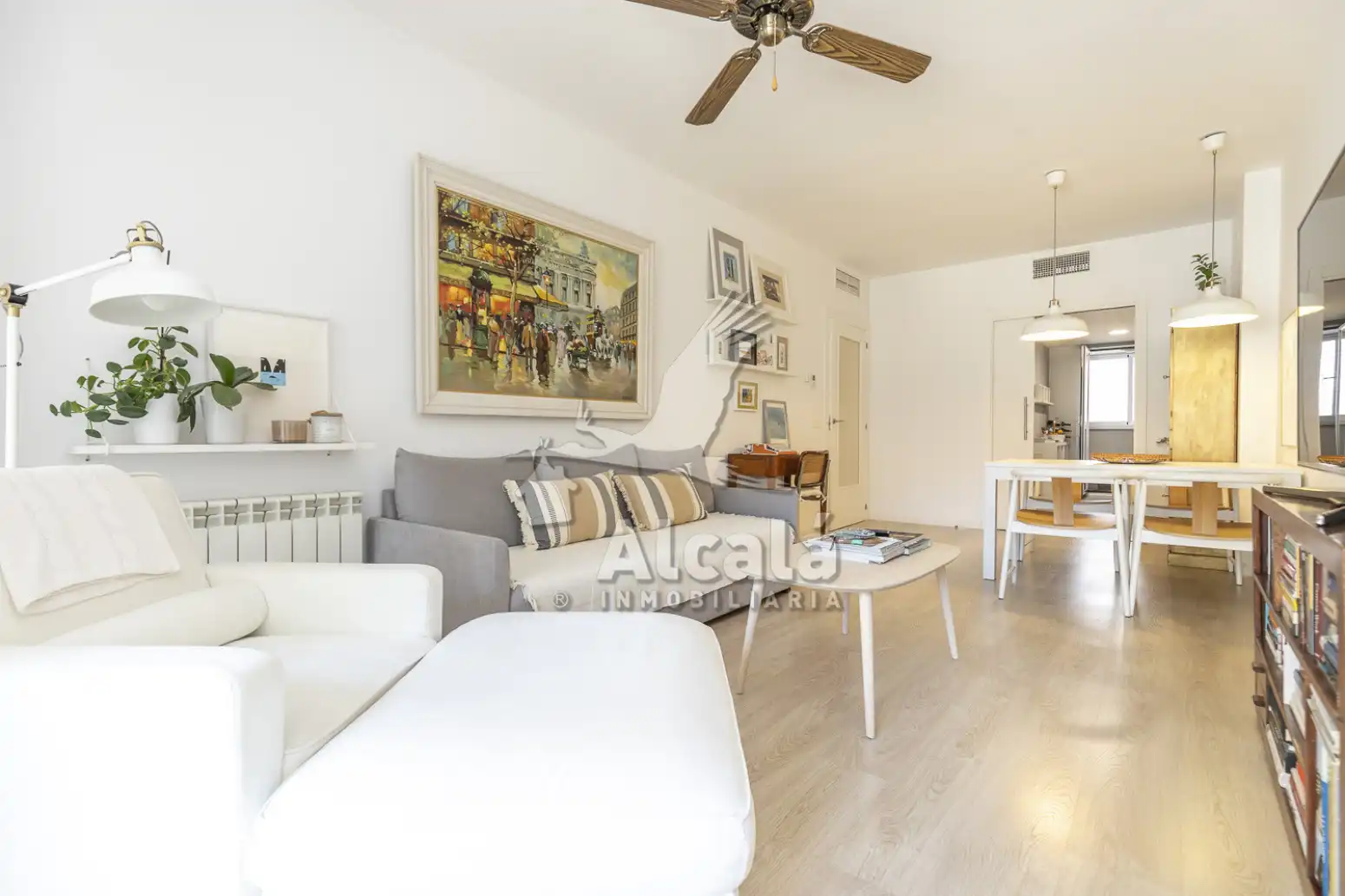 Wohnzimmer von Wohnung zum Verkauf in Alcalá de Henares mit Klimaanlage, Heizung und Terrasse