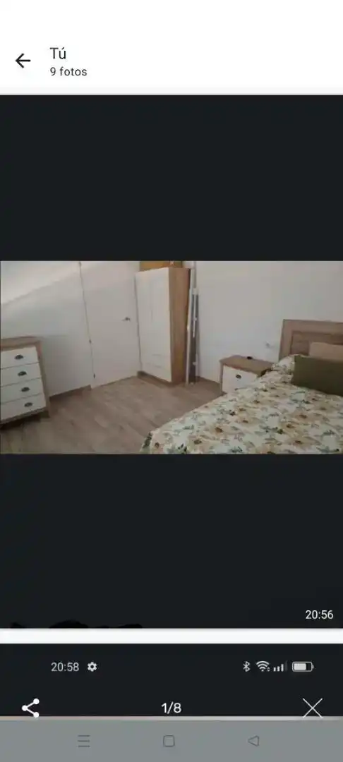 Schlafzimmer von Erdgeschoss zur Miete in Córdoba mit Klimaanlage, Möbliert und Ofen
