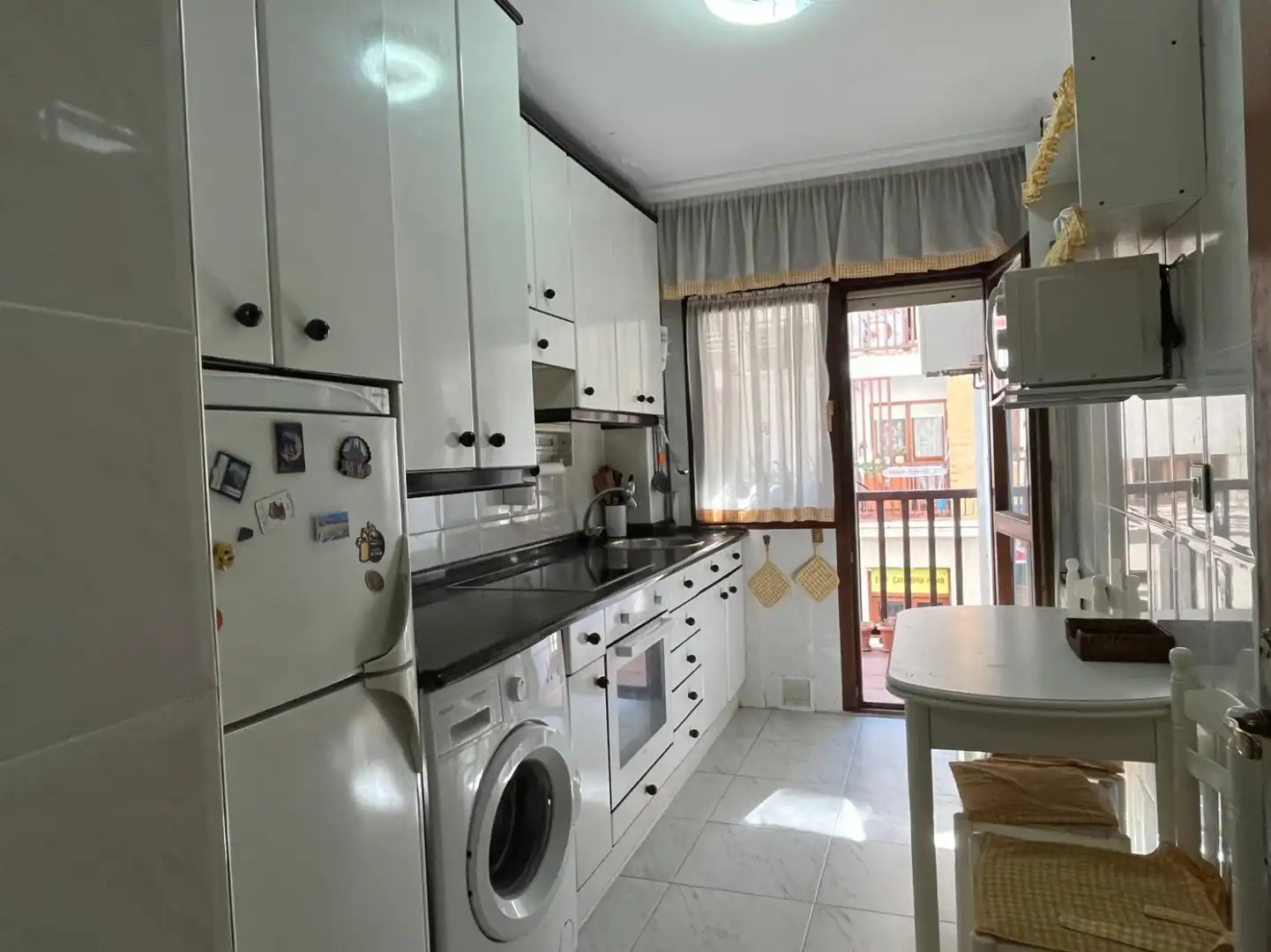 Kitchen of Flat for sale in Los Corrales de Buelna   with Heating, Parquet flooring and Storage room