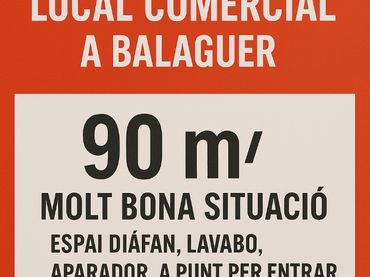 Business premises to rent in sant lluis 72