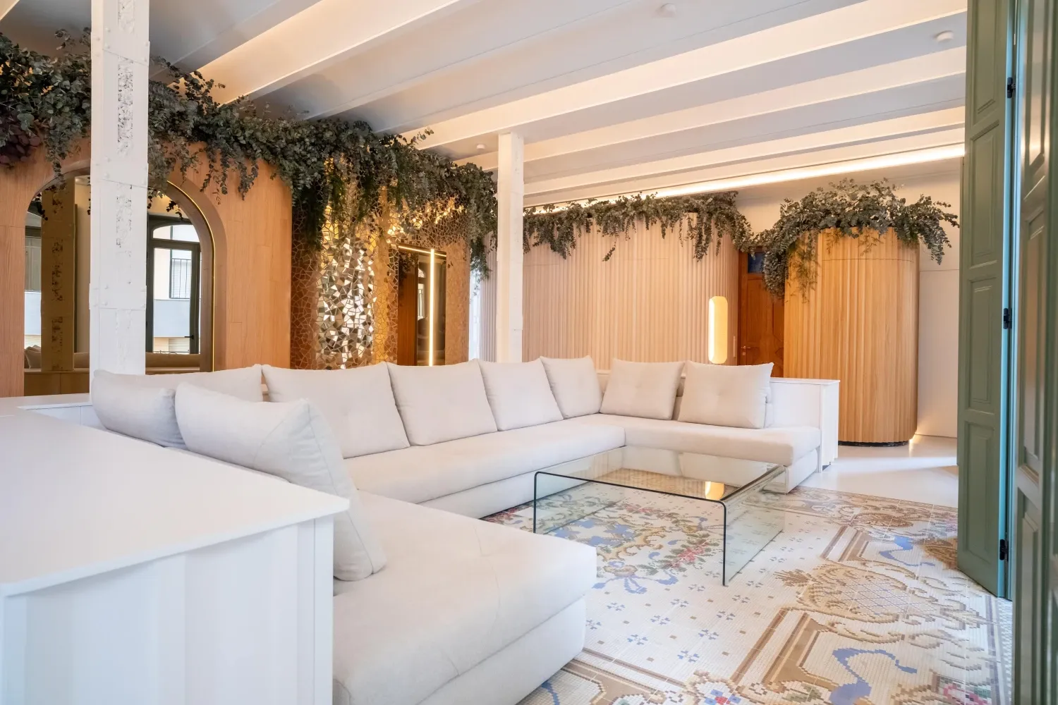 Living room of Flat for sale in  Murcia Capital  with Air Conditioner, Heating and Furnished