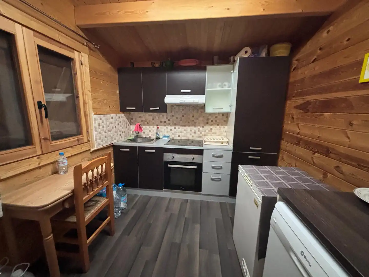 Kitchen of Houses for sale in Almodóvar del Pinar  with Air Conditioner, Private garden and Storage room