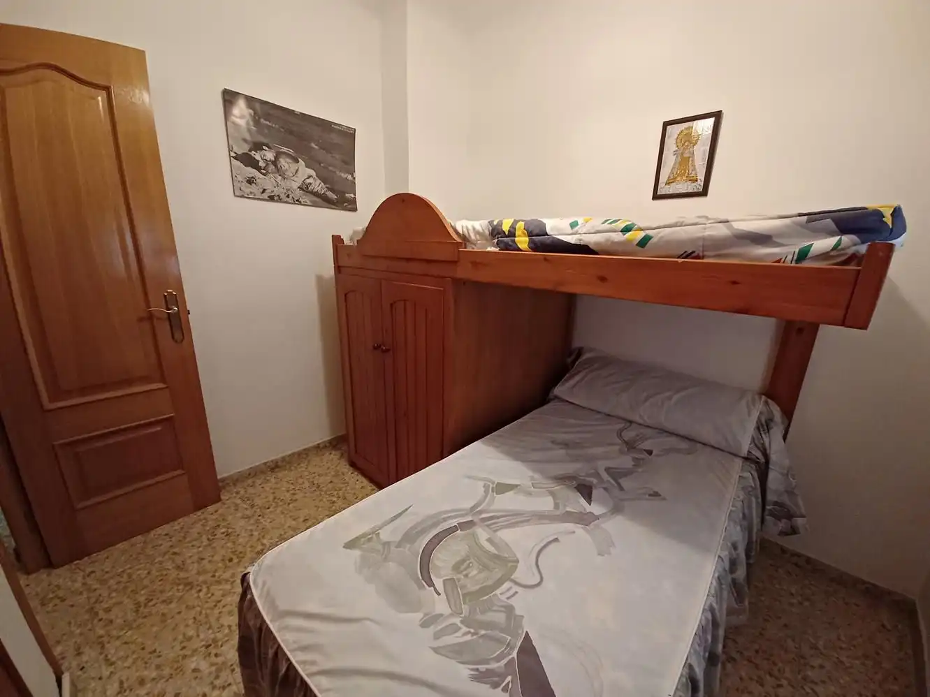 Bedroom of Detached homes for sale in Quintanar del Rey  with Air Conditioner, Terrace and Storage room