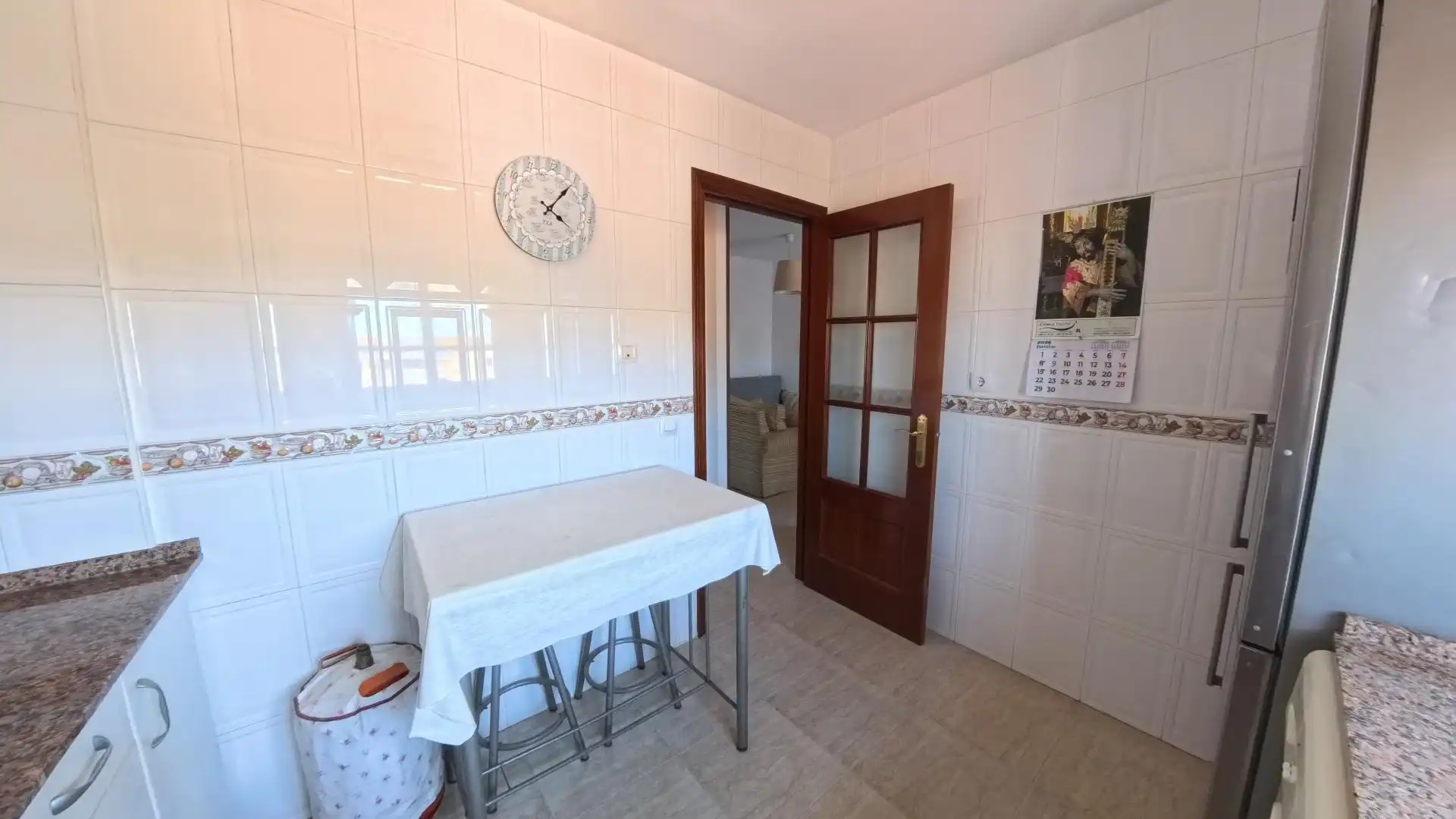 Cuina de Apartament en venda en San Fernando amb Aire condicionat, Terrassa i Moblat