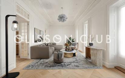 Living room of Flat for sale in  Madrid Capital  with Air Conditioner and Heating