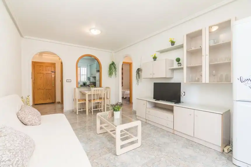 Wohnzimmer von Wohnung zum Verkauf in Elche / Elx mit Klimaanlage, Terrasse und Möbliert