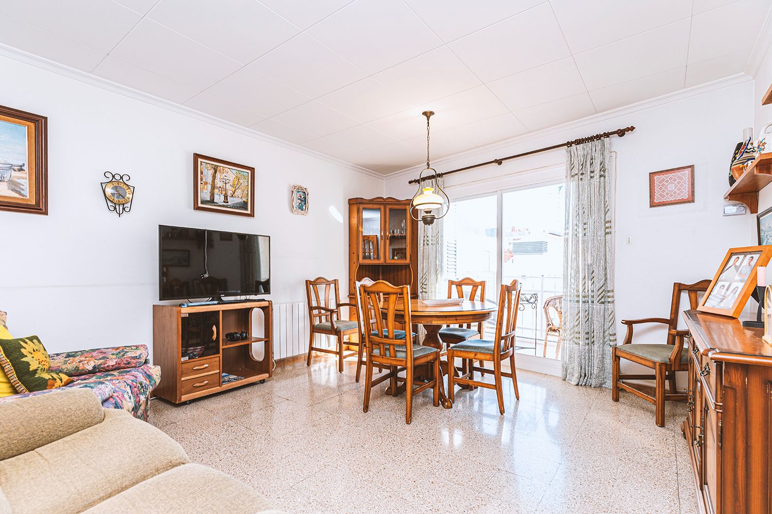 Living room of Flat for sale in Sant Pol de Mar  with Heating and Terrace