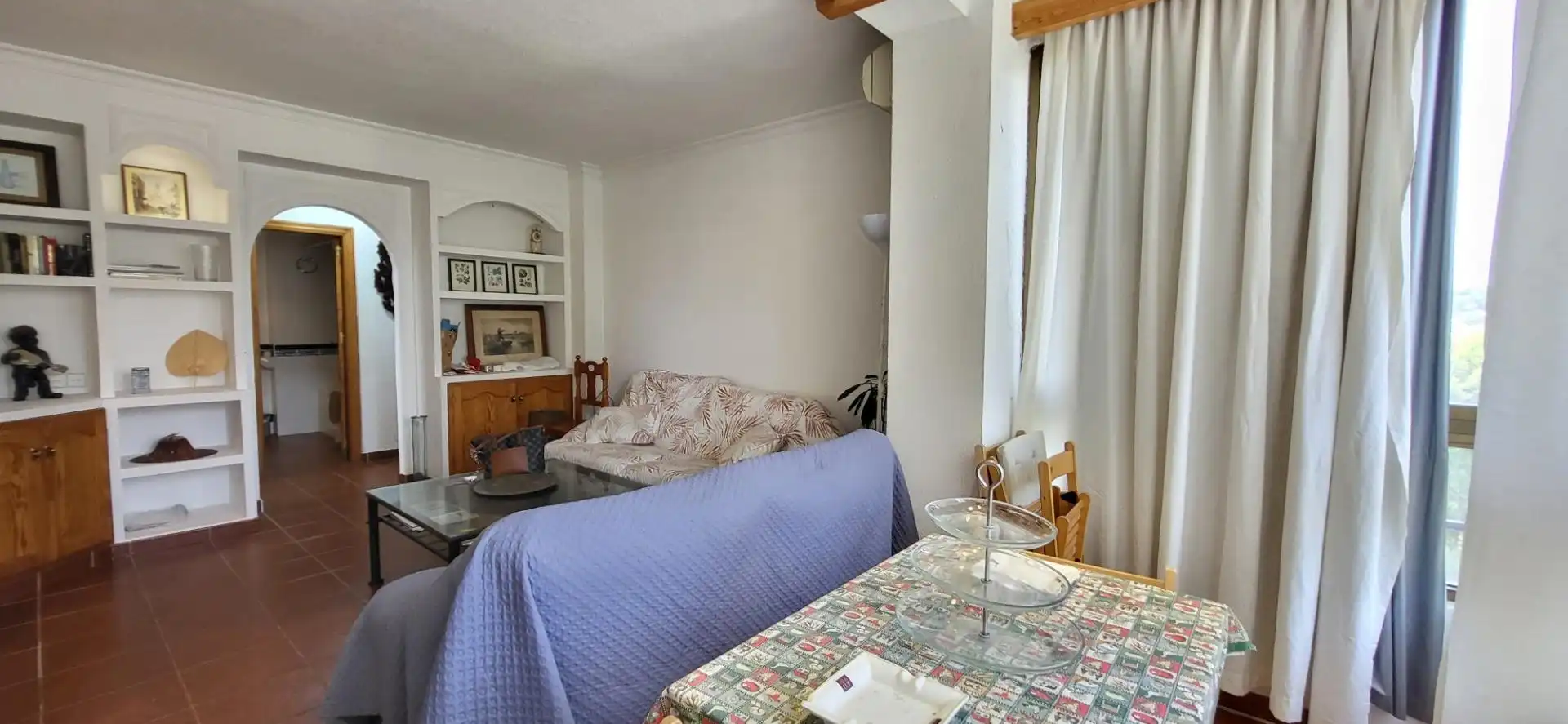 Living room of Flat for rent in Marbella  with Air Conditioner, Heating and Terrace