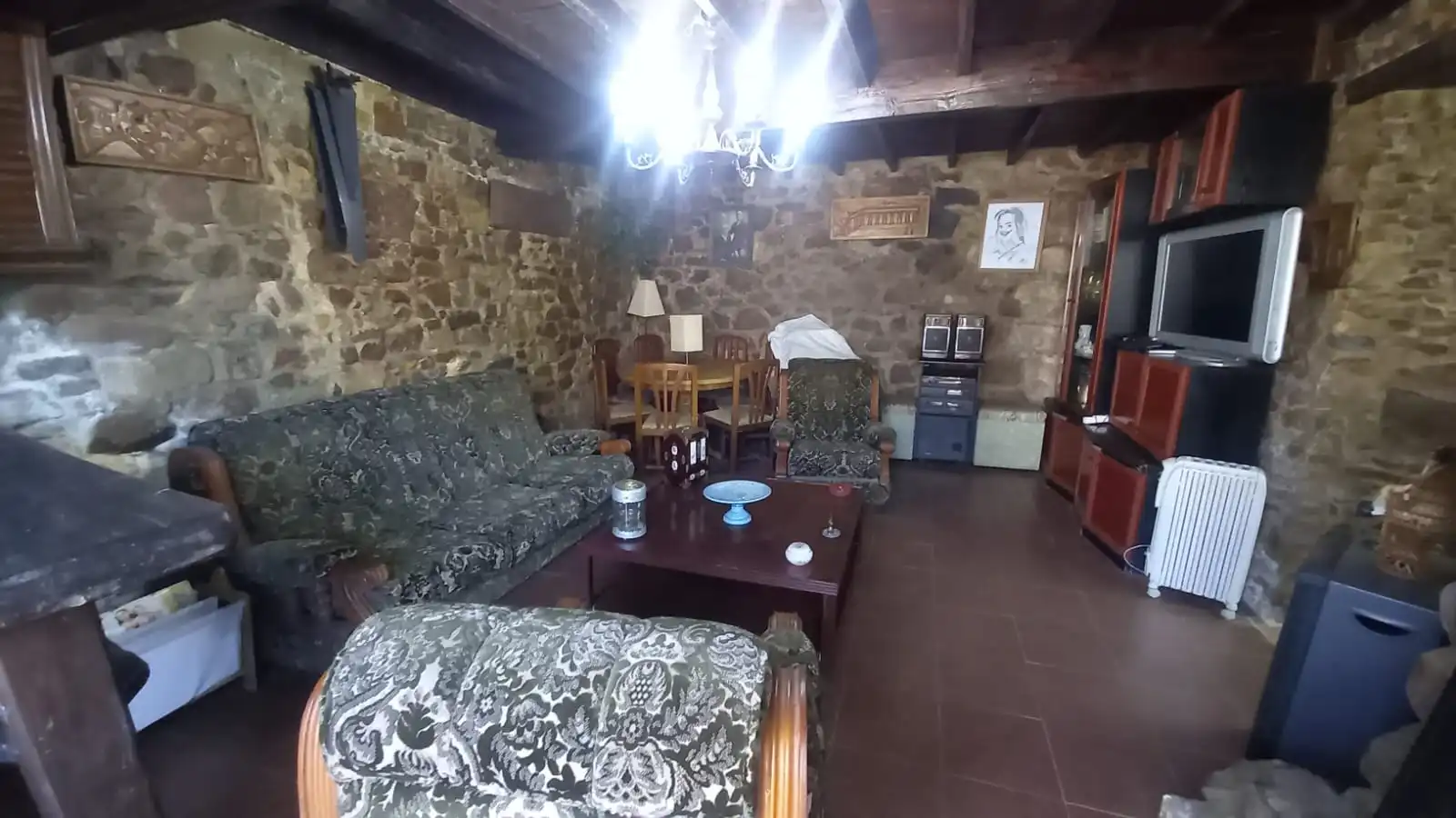 Sala de estar de Casa o chalet en venta en Sariego con Jardín privado, Terraza y Trastero