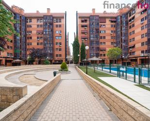 Exterior view of Flat for sale in  Madrid Capital  with Air Conditioner