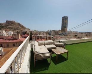 Terrace of Attic to rent in Alicante / Alacant  with Air Conditioner, Heating and Terrace