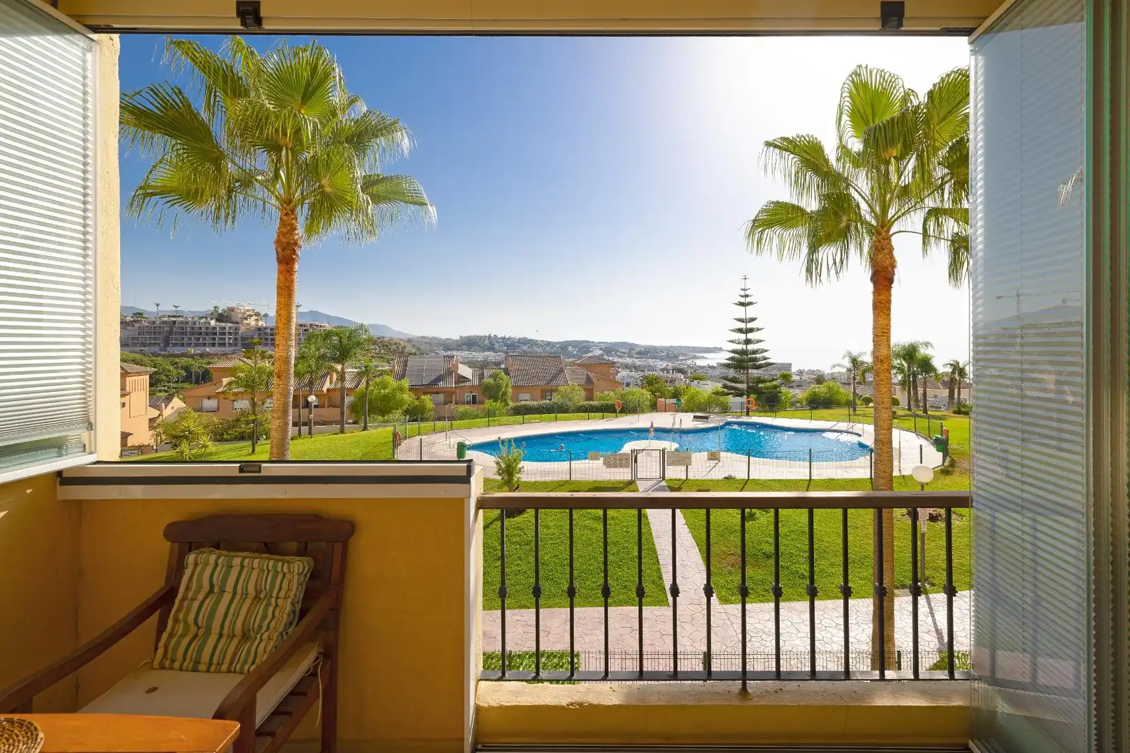 Terrace of Flat for sale in Mijas  with Air Conditioner, Terrace and Storage room