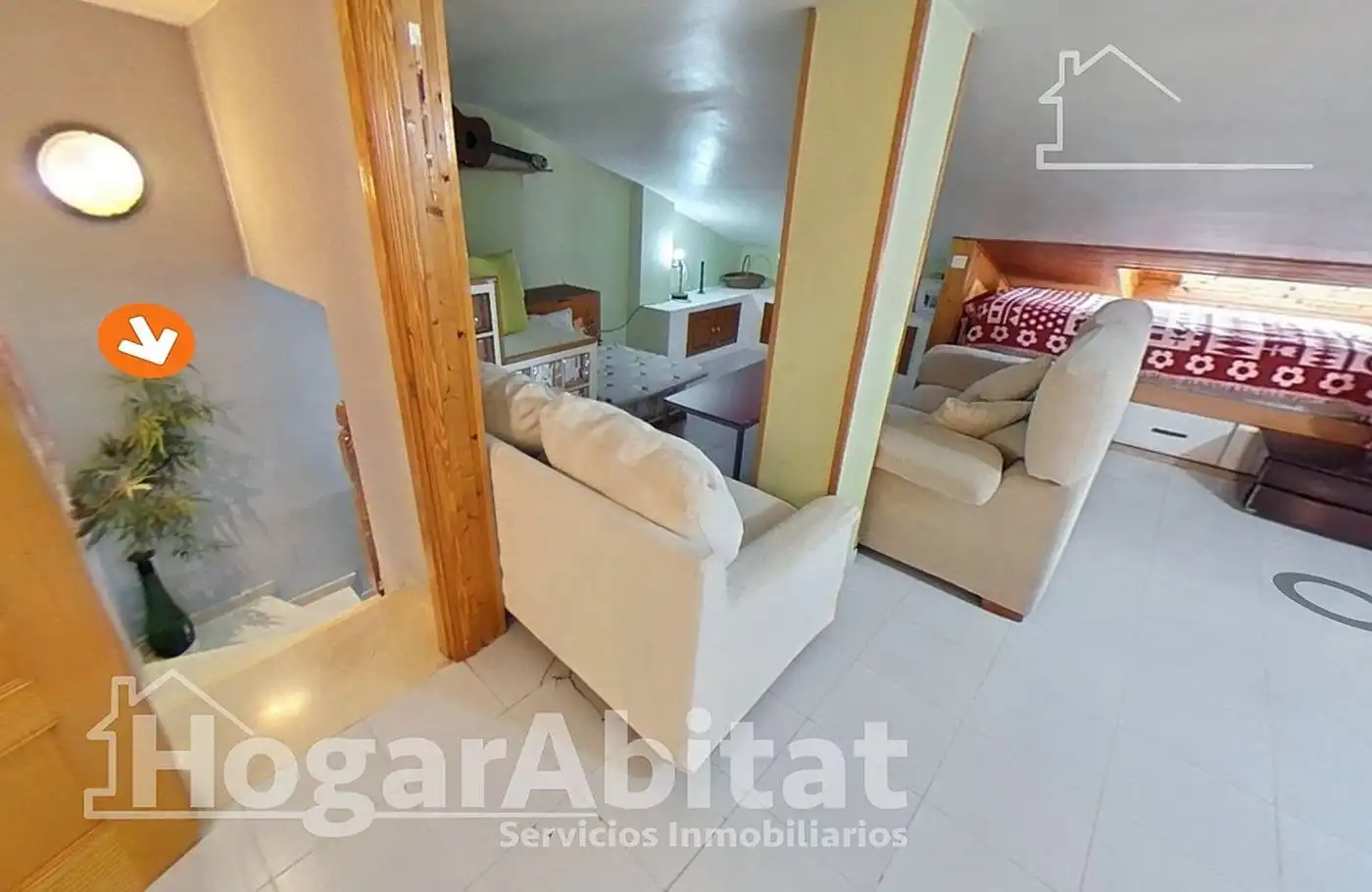 Living room of Attic for sale in Mislata  with Air Conditioner, Heating and Terrace