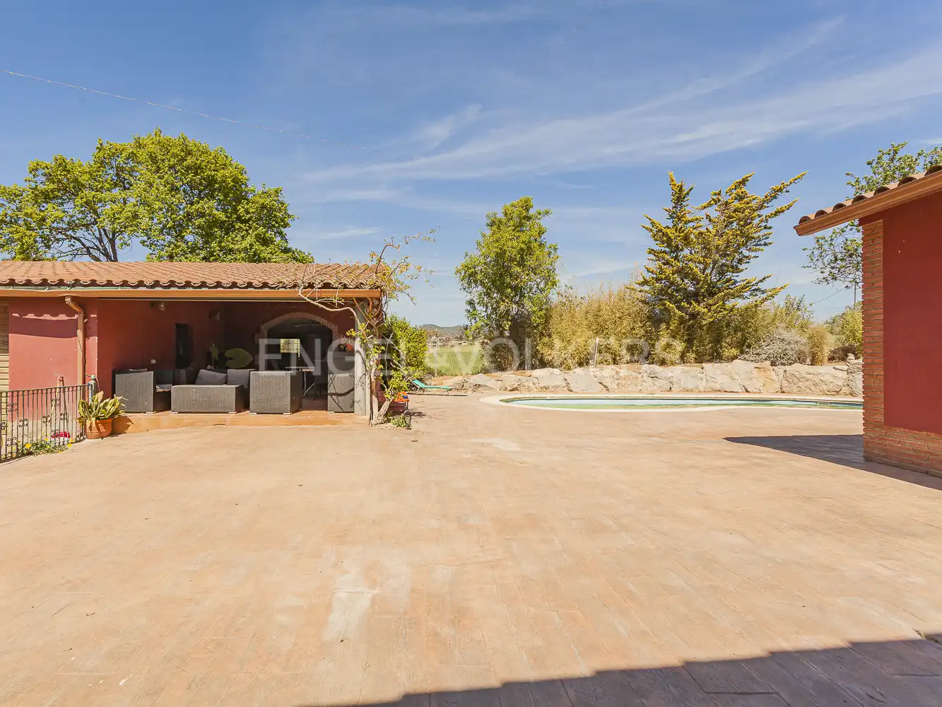 Terrassa de Finca rústica en venda en Sentmenat amb Calefacció, Jardí privat i Parquet