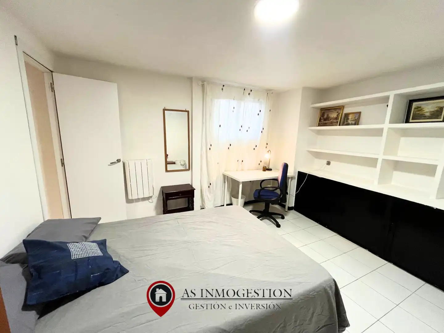 Bedroom of Flat for rent in Madrid  with Air Conditioner, Furnished and Oven