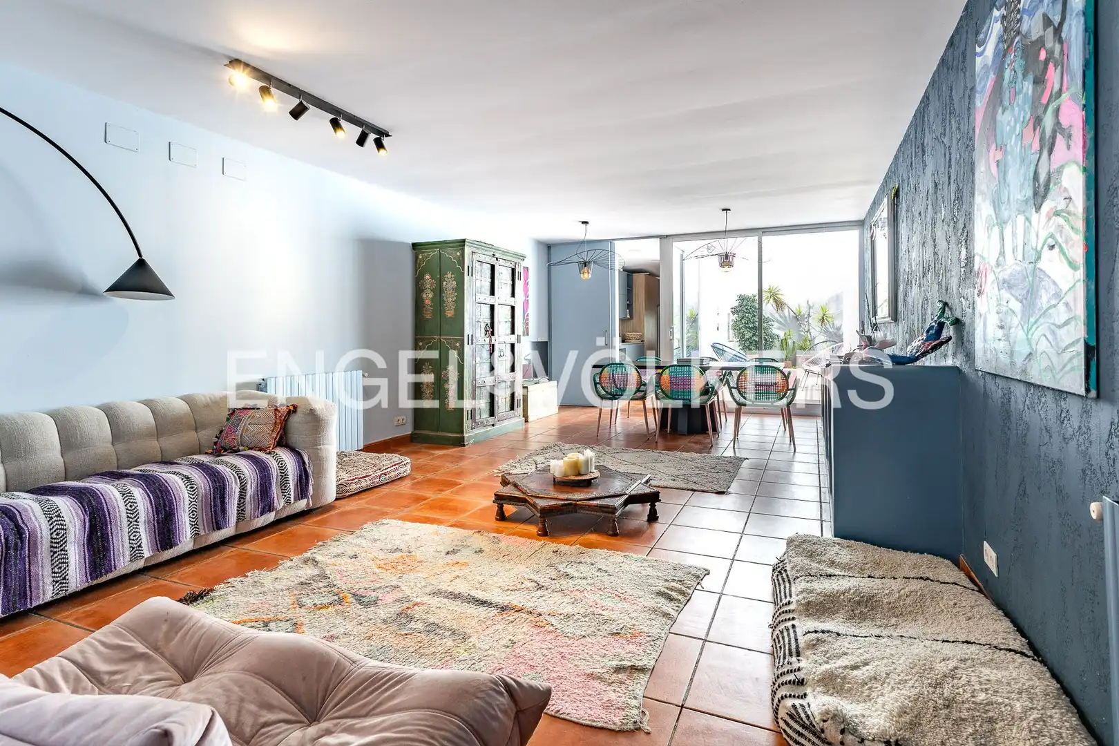 Sala de estar de Casa o chalet en venta en Badalona con Aire acondicionado, Calefacción y Jardín privado