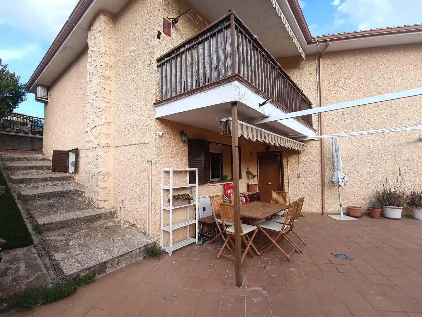Terraza de Casa o chalet en venta en El Molar (Madrid) con Aire acondicionado, Calefacción y Jardín privado