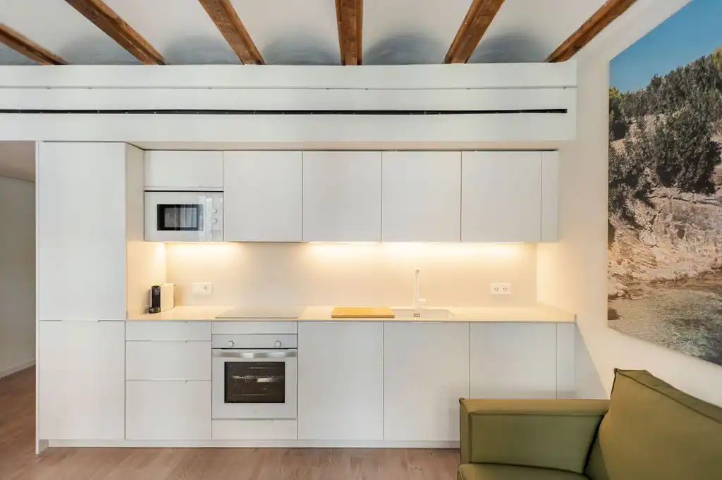 Kitchen of Apartments for rent in Valencia  with Air Conditioner, Heating and Furnished