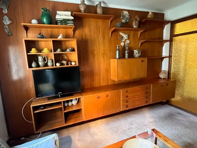 Wohnzimmer von Wohnung zum Verkauf in Santander mit Heizung, Privatgarten und Möbliert