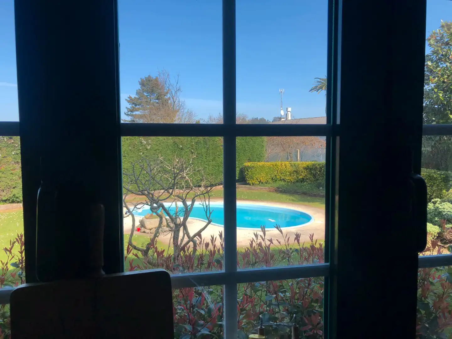 Schwimmbecken von Haus oder Chalet zum Verkauf in Oleiros mit Privatgarten, Parkett und Terrasse