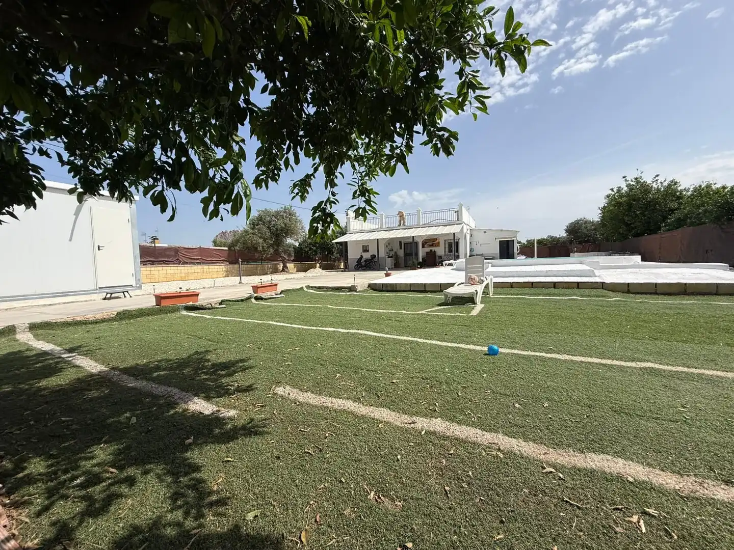 Jardí de Casa o xalet en venda en Utrera amb Jardí privat, Terrassa i Piscina