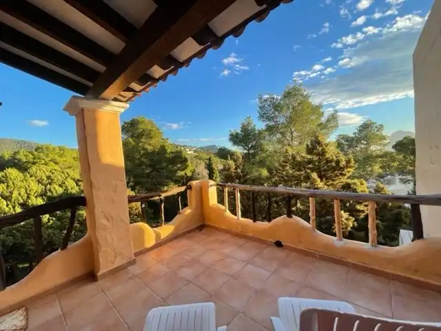Terrace of Apartments for sale in Sant Josep de sa Talaia  with Air Conditioner and Furnished