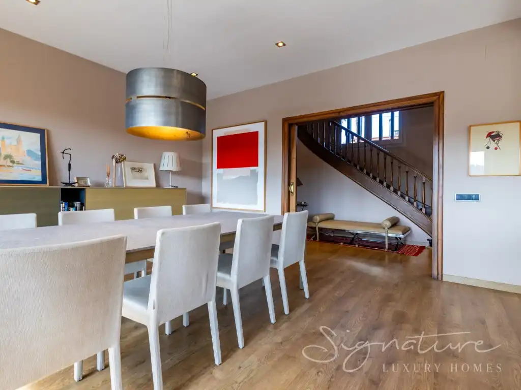 Comedor de Casa o chalet en venta en Sant Cugat del Vallès con Calefacción, Jardín privado y Terraza